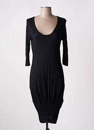 Rochie midi mâneci 3/4 mâneci 3/4 negru FIRETRAP femeie