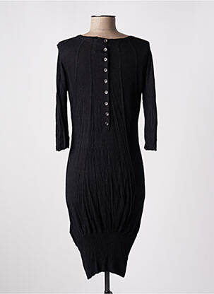 Rochie midi mâneci 3/4 mâneci 3/4 negru FIRETRAP femeie