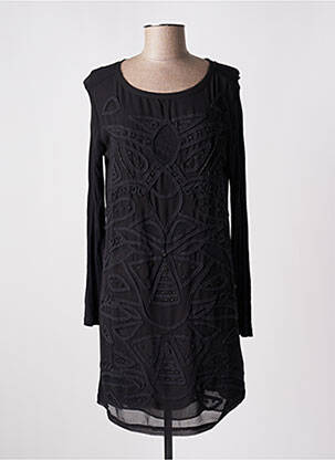 Rochie scurtă mâneci lungi mâneci lungi negru SCHOOL RAG femeie
