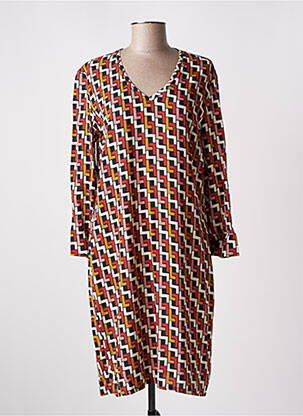 Rochie midi mâneci lungi mâneci lungi roz LE PETIT BAIGNEUR femeie