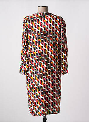 Rochie midi mâneci lungi mâneci lungi roz LE PETIT BAIGNEUR femeie