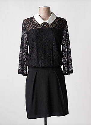 Rochie midi mâneci lungi mâneci lungi negru MAMOUCHKA femeie
