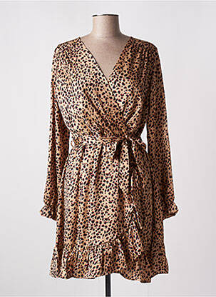 Rochie scurtă bej MOD.STYLE femeie