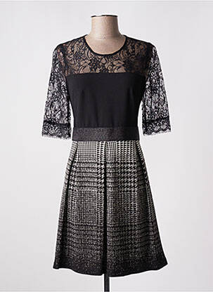 Rochie scurtă mâneci scurte mâneci scurte negru RINASCIMENTO femeie