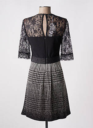 Rochie scurtă mâneci scurte mâneci scurte negru RINASCIMENTO femeie