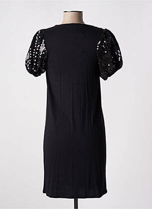 Rochie scurtă mâneci scurte mâneci scurte negru GANJANA femeie