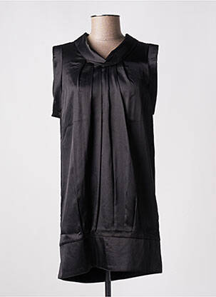 Rochie scurtă croială fluidă mâneci scurte negru LES P'TITES BOMBES femeie