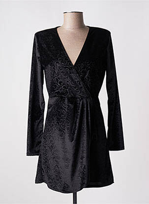Rochie scurtă mâneci lungi mâneci lungi negru LUMINA femeie