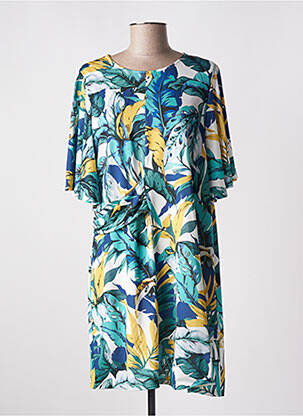 Rochie scurtă mâneci scurte mâneci scurte albastru COTTON BROTHERS femeie