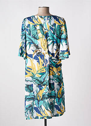 Rochie scurtă mâneci scurte mâneci scurte albastru COTTON BROTHERS femeie