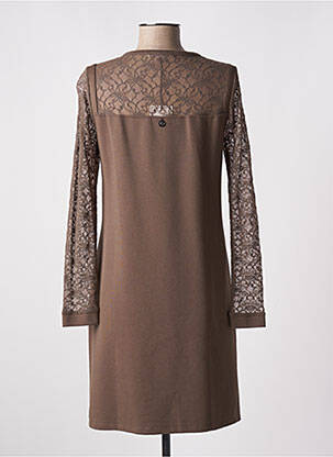 Rochie scurtă mâneci lungi mâneci lungi verde MALOKA femeie
