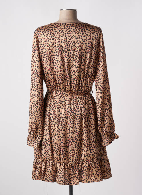 Rochie scurtă bej MOD.STYLE femeie