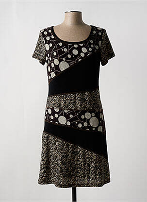 Rochie midi mâneci scurte mâneci scurte negru JUS D'ORANGE femeie