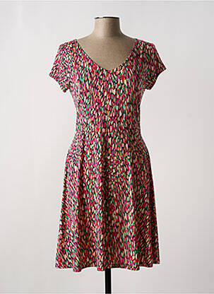 Rochie midi roz FILLES A SUIVRE femeie