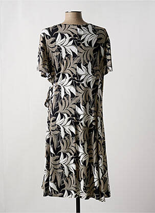 Rochie midi mâneci scurte mâneci scurte negru DIANE LAURY femeie