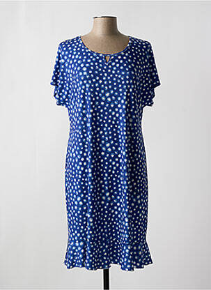 Rochie midi mâneci scurte mâneci scurte albastru TELMAIL femeie