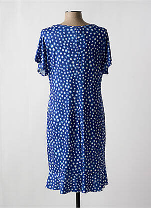 Rochie midi mâneci scurte mâneci scurte albastru TELMAIL femeie