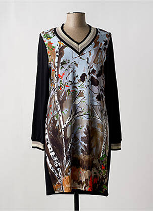 Rochie midi negru MALOKA femeie