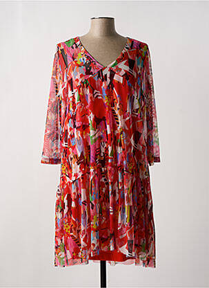 Rochie midi roșu MALOKA femeie