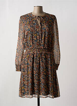 Rochie midi maro C'EST BEAU LA VIE femeie