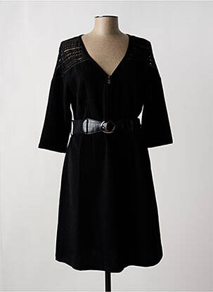 Rochie midi mâneci 3/4 mâneci 3/4 negru JUS D'ORANGE femeie