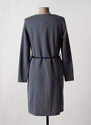 Rochie midi mâneci lungi mâneci lungi albastru DIANE LAURY femeie