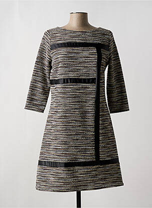 Rochie midi gri FILLES A SUIVRE femeie