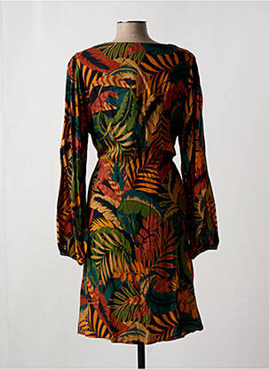 Rochie midi mâneci lungi mâneci lungi negru GEISHA femeie