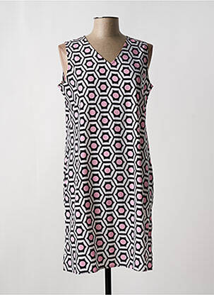 Rochie midi fără mâneci fără mâneci roz PAUSE CAFE femeie