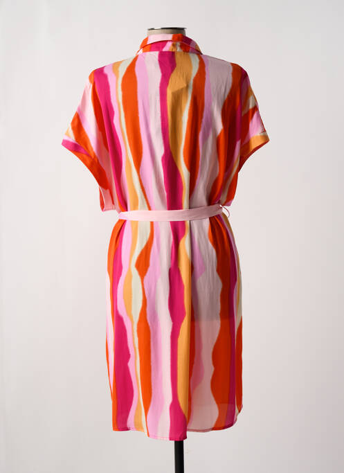 Rochie midi roz VERO MODA femeie