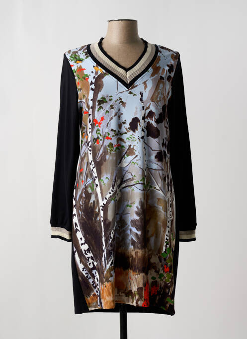 Rochie midi negru MALOKA femeie