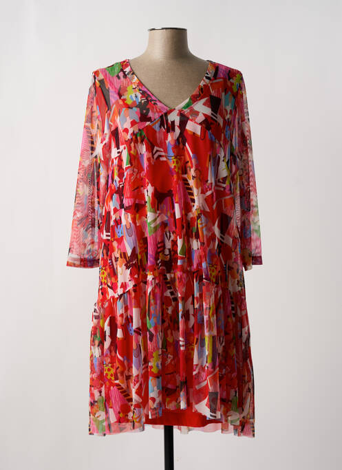 Rochie midi roșu MALOKA femeie