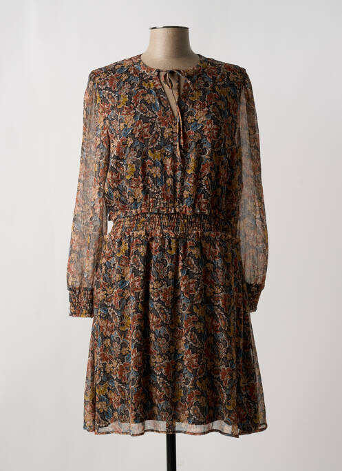 Rochie midi maro C'EST BEAU LA VIE femeie