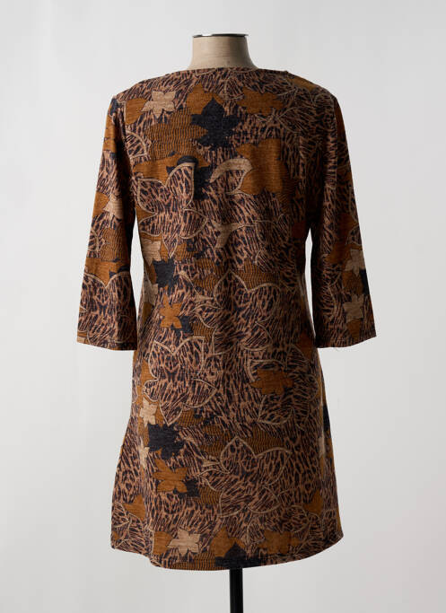 Rochie scurtă maro VEGAS femeie