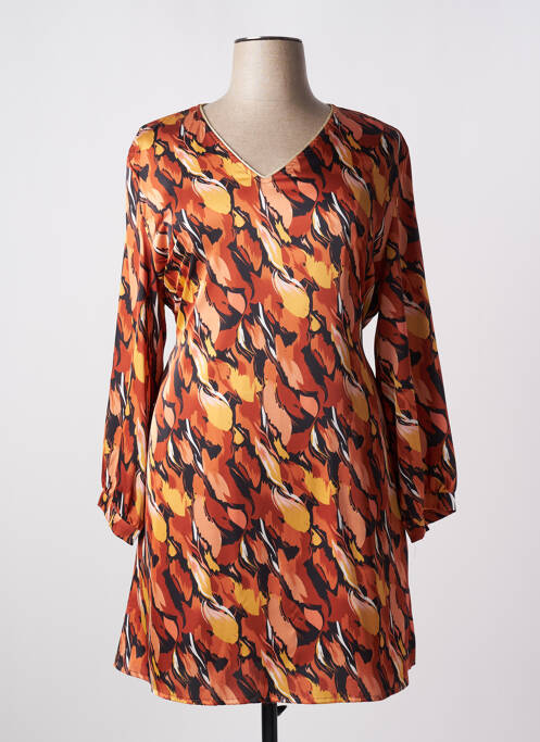 Rochie midi maro CHRISTY femeie