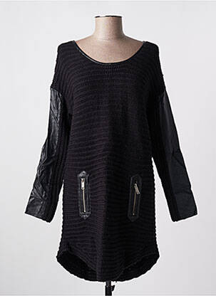 Rochie pulover negru 2 TWO femeie