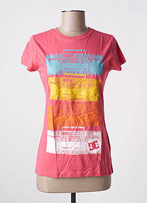Tricou roz DC femeie