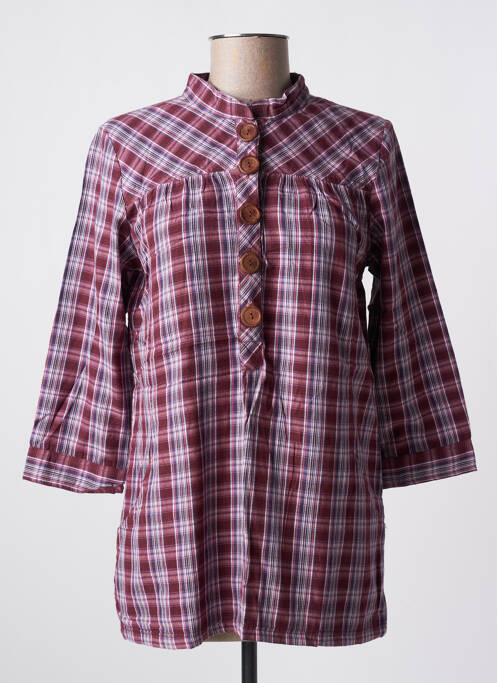 Tunică mâneci lungi violet ICHI femeie