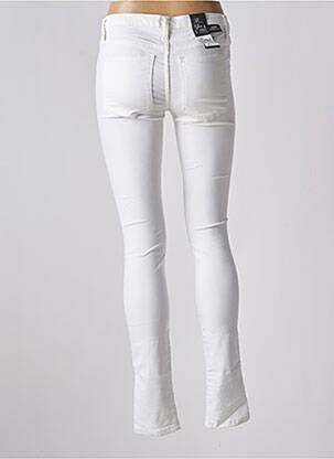 Pantalon slim buzunare alb DR DENIM femeie