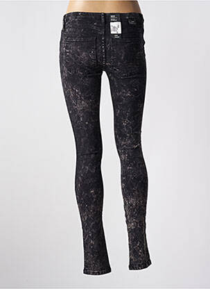 Pantalon slim buzunare negru DR DENIM femeie