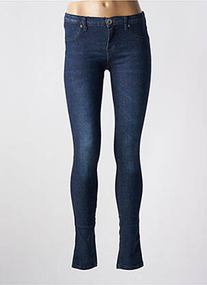 Blugi cu croială slim buzunare albastru DR DENIM femeie