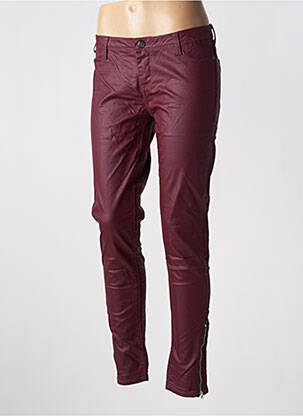 Pantalon slim buzunare violet TEDDY SMITH femeie