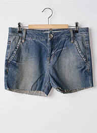 Șort țesătură denim talie joasă albastru LTB femme