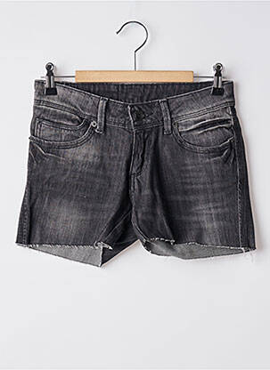 Șort țesătură denim talie joasă negru KAPORAL femeie