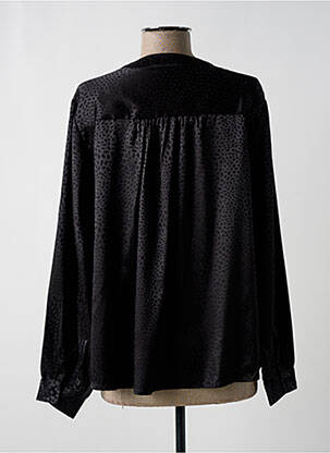 Bluză imprimeu fantezie mâneci lungi negru MOD. STYLE femeie