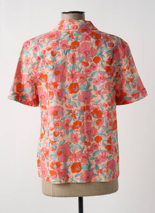 Cămașă mâneci scurte mâneci scurte portocaliu C'EST BEAU LA VIE femme