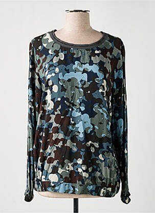 Top elasticitate mâneci lungi albastru BETTY BARCLAY femeie