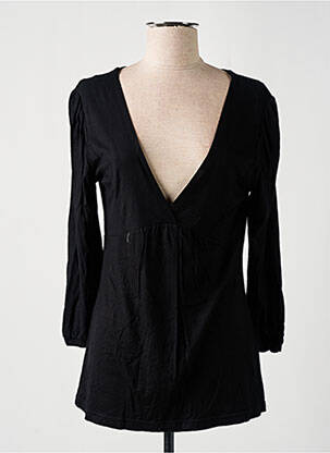 Top elasticitate mâneci lungi negru VERO MODA femeie