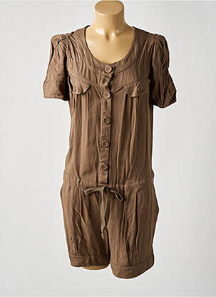 Salopetă scurtă maro SCARLET ROOS femeie