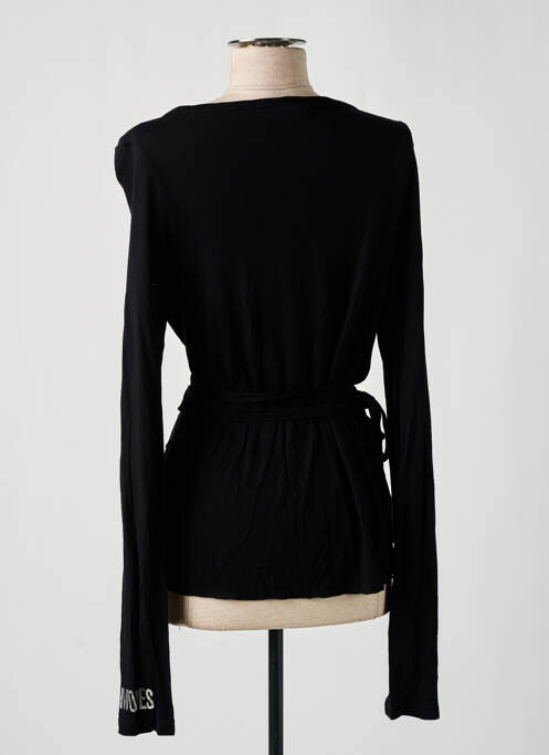 Cardigan petrecut negru NOLITA femeie